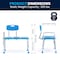 Flash Furniture HERCULES Bath & Shower Transfer Bench w/Height-Adjust Frame, Supportive Back, 300 lbs. Cap, Blue DC-HY3510L-BLU-GG - alternate 10
